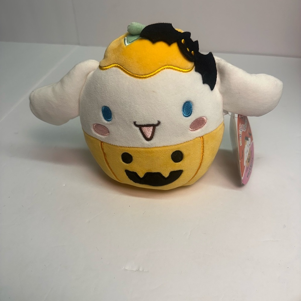 Sanrio 6”‎ Squishmallow Cinnamoroll Pumpkin Halloween Plush Toy